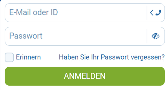 Melden Sie sich an, zahlen Sie ein und beginnen Sie zu spielen