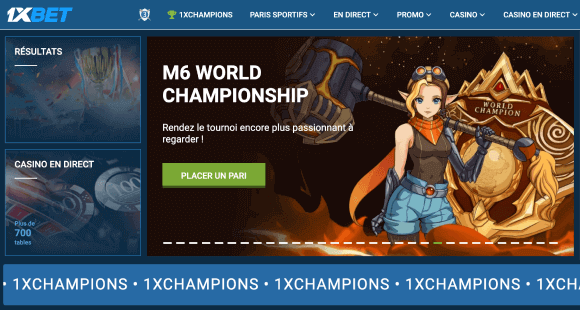 1xBet official website