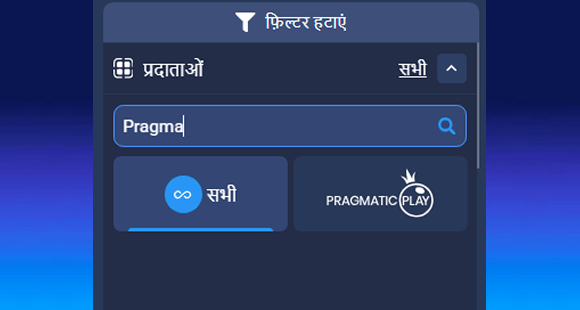 प्रोवाइडर फ़िल्टर