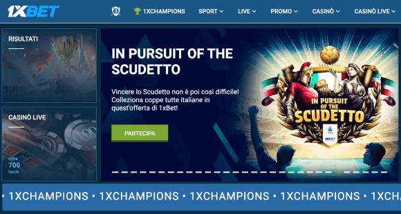 Visita il sito di 1xbet